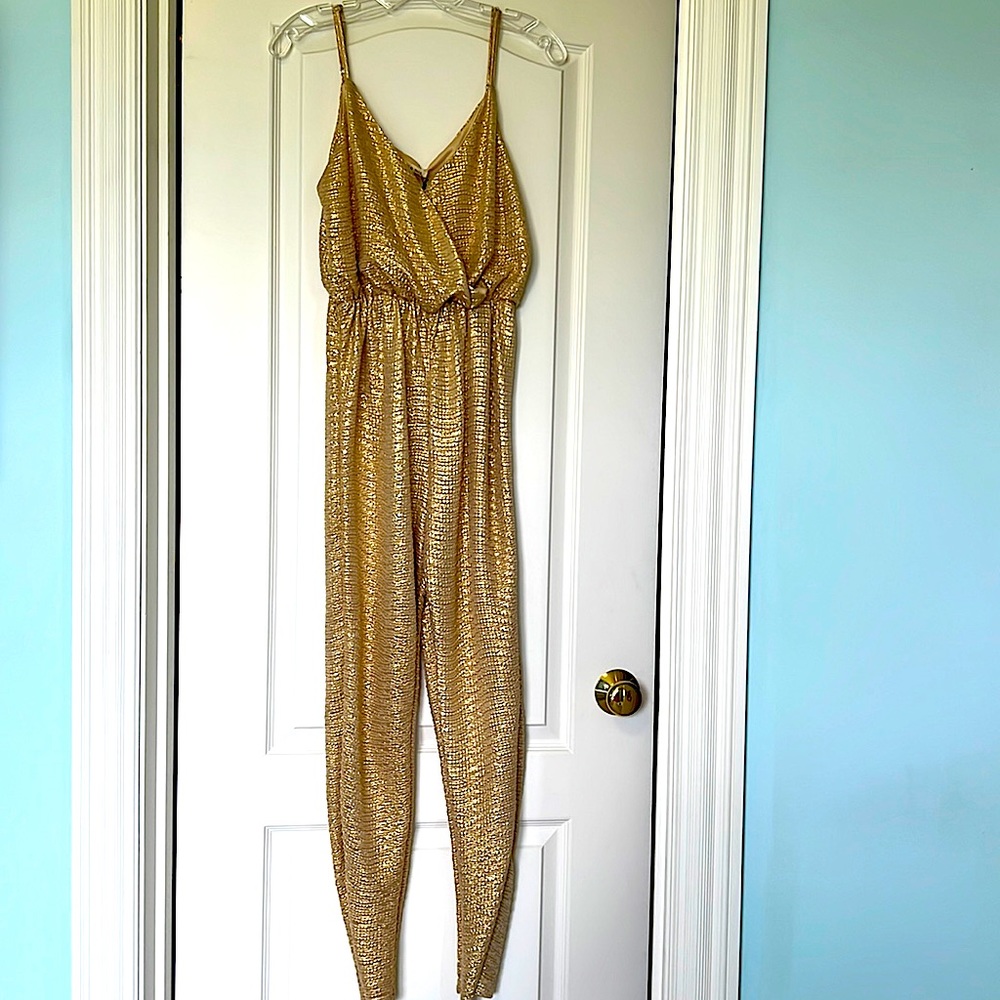 Gold jumpsuit